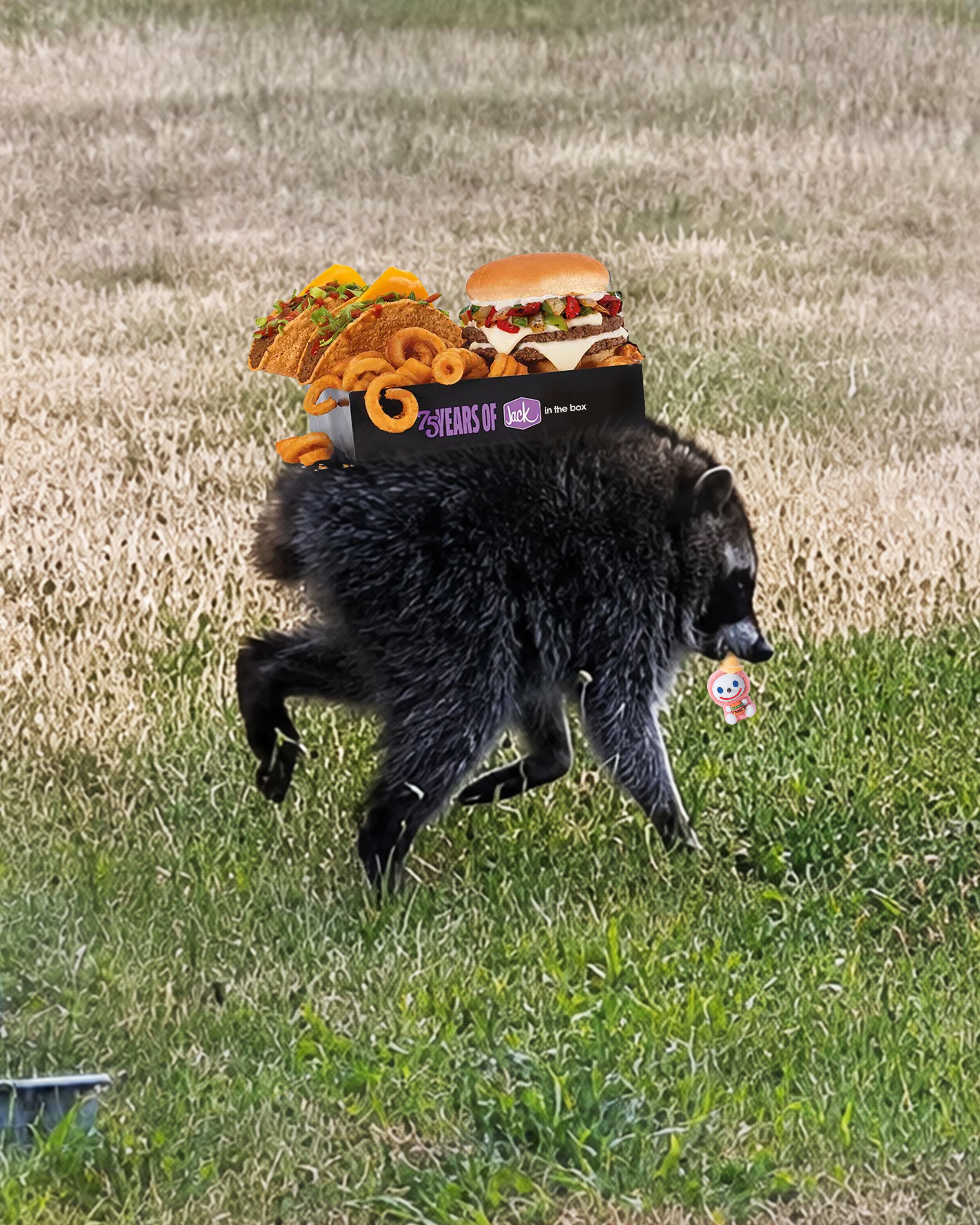 Jack in the Box’s attached image of Jimothy carrying a meal box