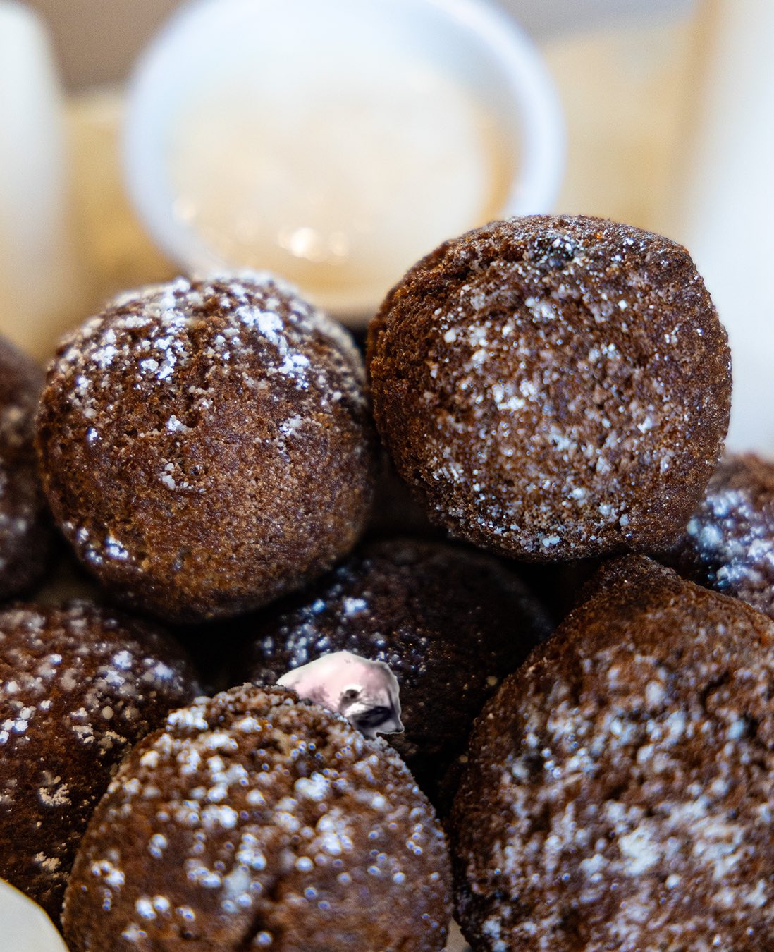Denny’s round pancake bites post image featuring Jimothy